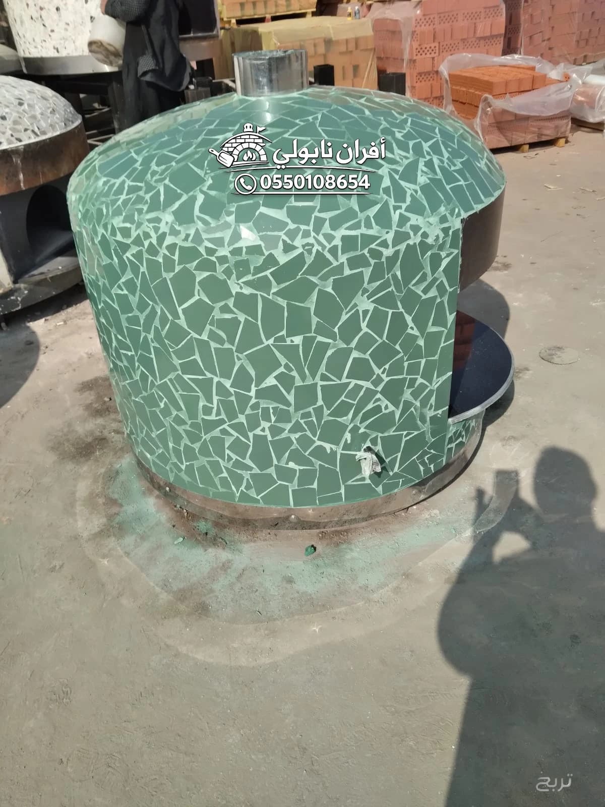 صنع فرن فرن بيتزا 3