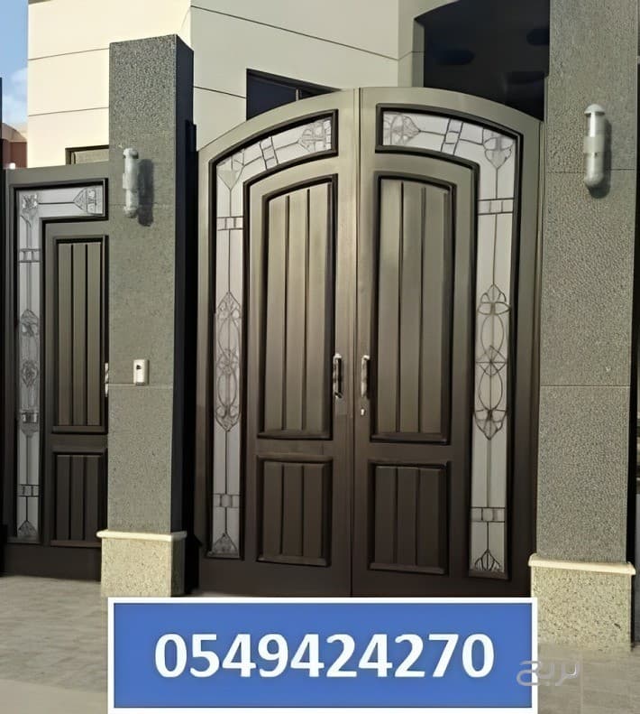 حداد حي الشاطئ 0549424270 حداد ابواب حي الشاطئ 0549424270 12