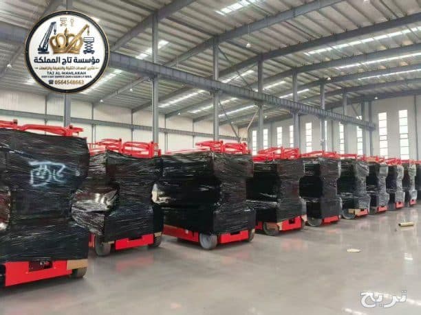 سيزرلفت للايجار بالرياض - العيينة - الجبيلة 8 م 10 م 12 م 14 م 16 م كهربائي وديزل | Scissor Lift Rental Riyadh 8