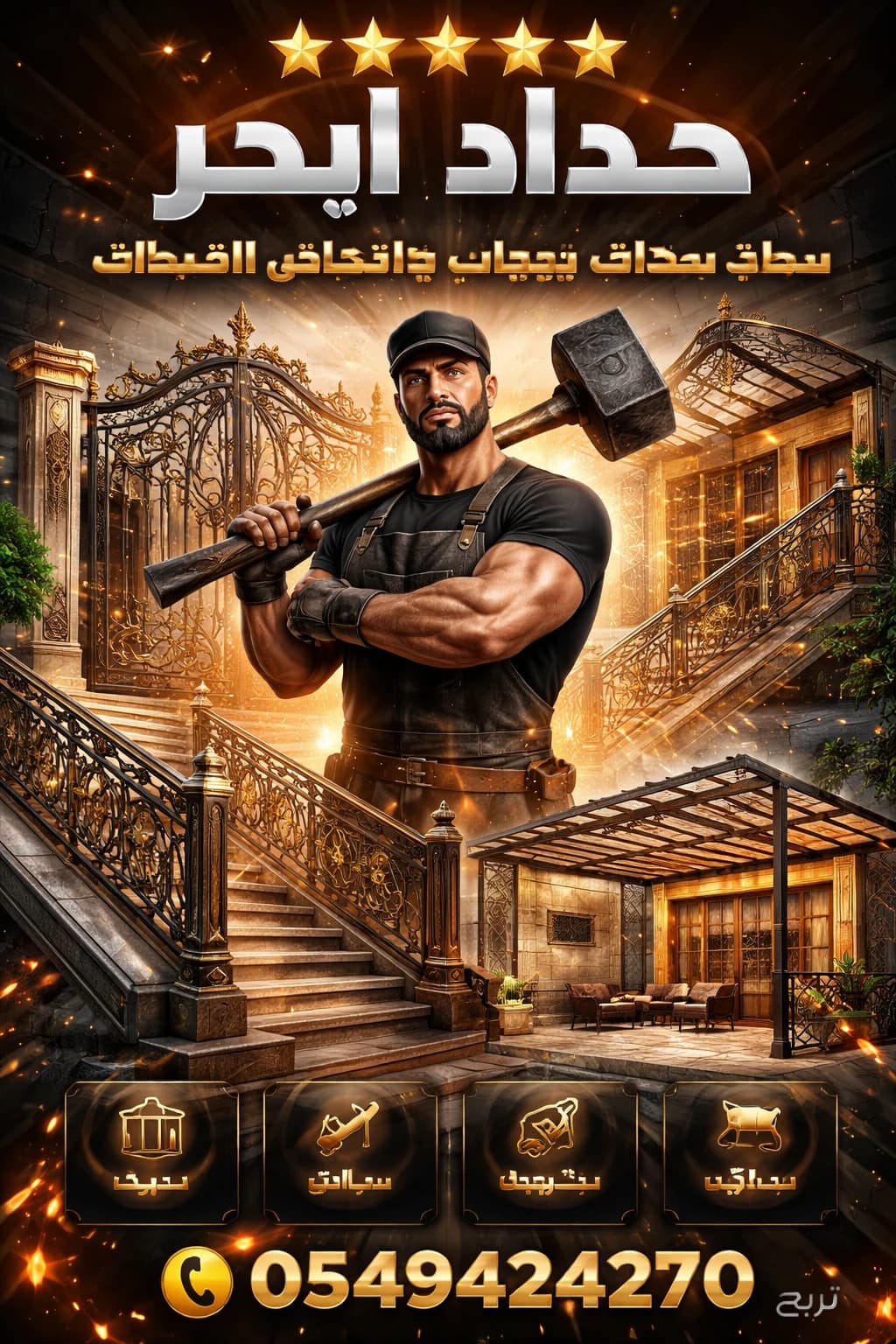 حداد ابواب ابحر 0549424270 11