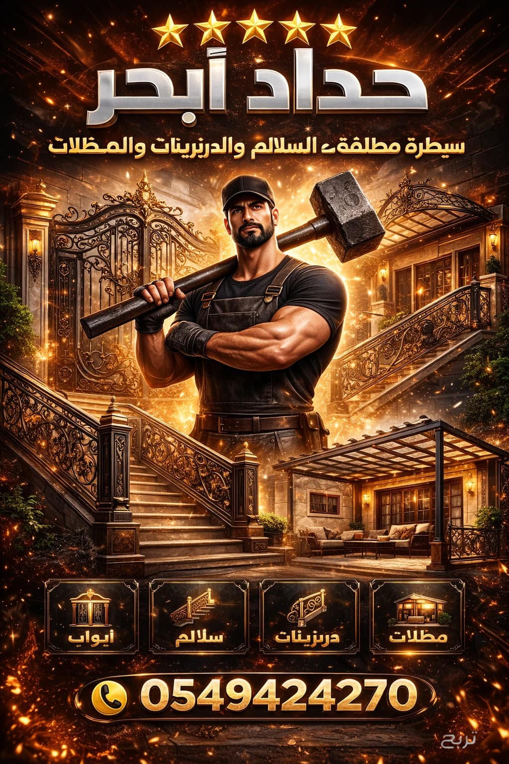 حداد ابواب الحمدانية 4