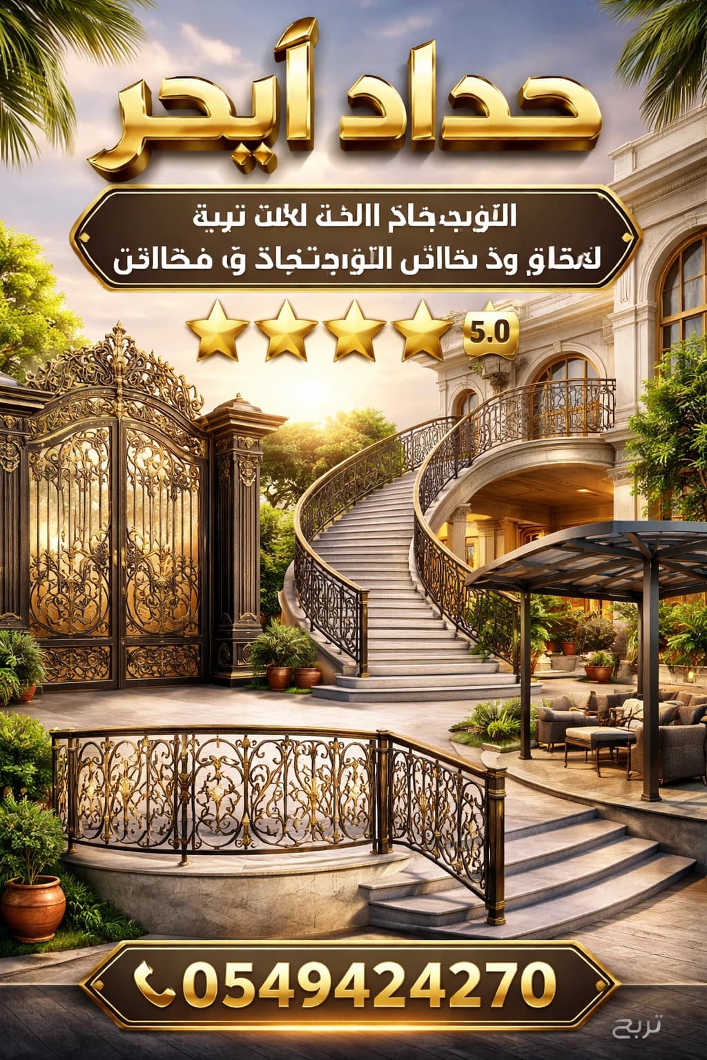 ورشة حدادة ابحر 0549424270 6