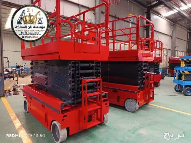 سيزرلفت للايجار بالرياض - العيينة - الجبيلة 8 م 10 م 12 م 14 م 16 م كهربائي وديزل | Scissor Lift Rental Riyadh 5