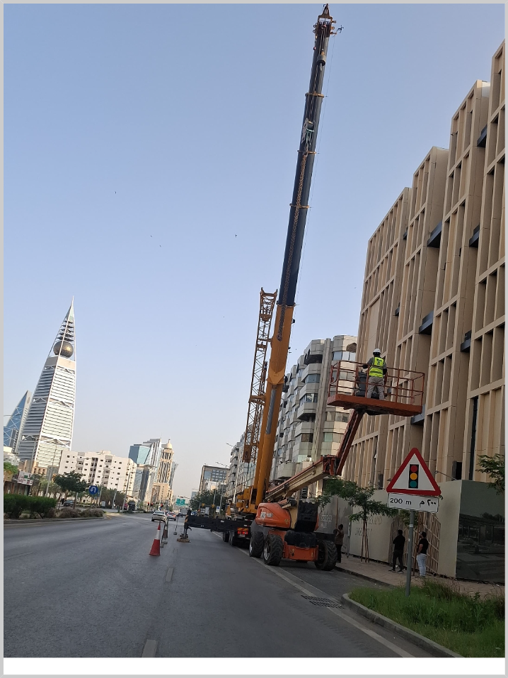 مان لفت وسيزر لفت للإيجار رافعة كرين