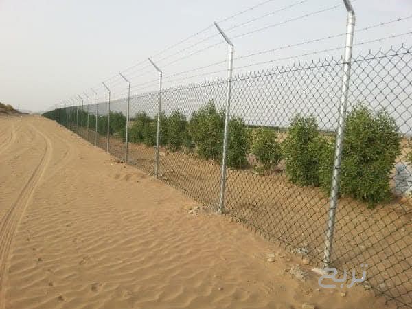 شبوك ملاعب ومزارع وشبوك محميات وأراضي مجلفن