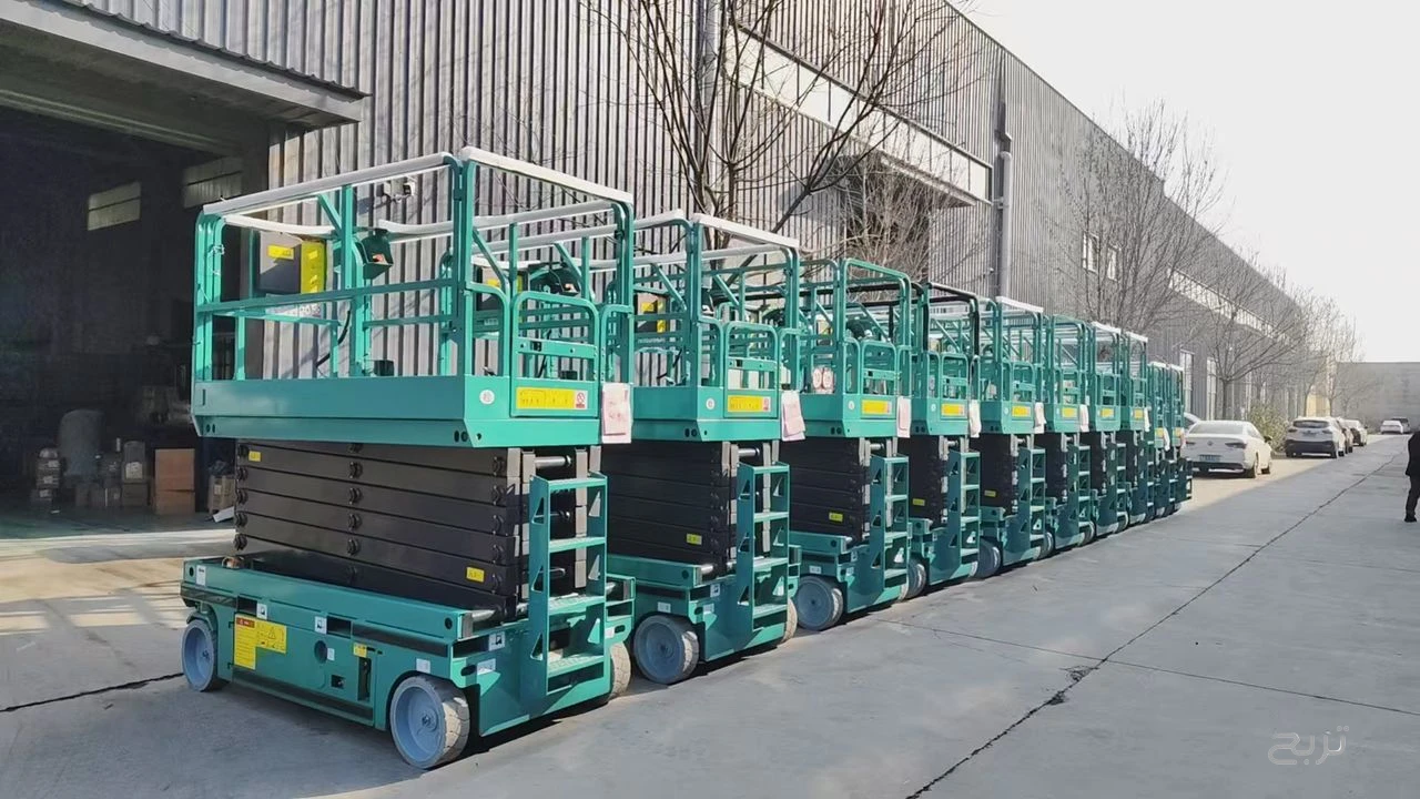 يوجد سيزر لفت ديزل وكهرباء  للأيجار سيزر لفت كهرباء scissorlift for rent رافعات شوکیه و سیزر لفت و مانلفت سیزر لفت scissorlift and manlift for rent  ومان لفت للأيجار سيزر لفت في جدة scissor l