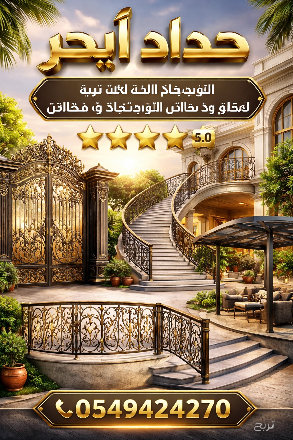 ورشة حدادة ابحر 0549424270