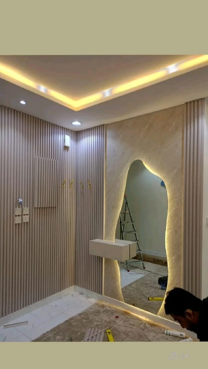 معلم دهانات وديكورات ورق جدران وترميمات عامه